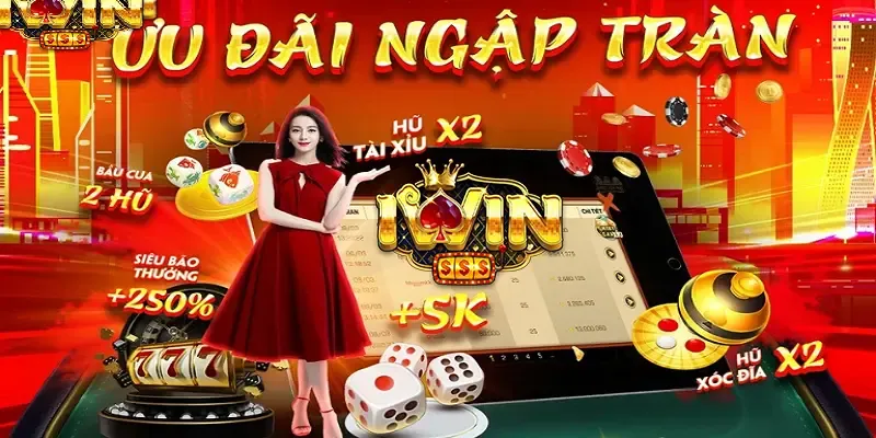 Hình ảnh quảng bá iwin club, nền tảng cá cược trực tuyến hàng đầu với ưu đãi win999 đăng ký nhận 188k